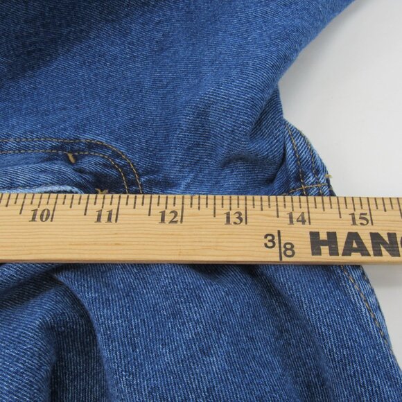 Levi Strauss & Co 550 Red Tab Men's High Rise Straight Leg Blue Jeans 48X31 - Picture 6 of 9